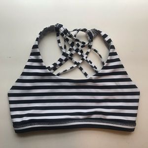 Born Primitive Striped VITALITY SPORTS BRA